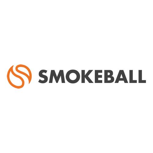 smokeball logo on white background
